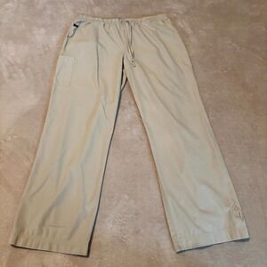 Baby Phat Women's Khaki Lounge Pants XL Drawstring Elastic Waist Cotton